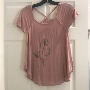 Pink Flow American Eagle Outfitters Shirt